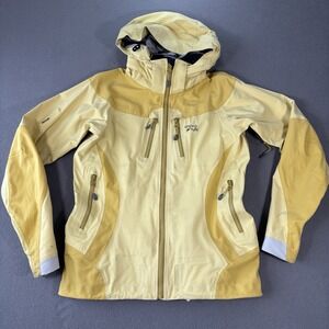 Chlorophylle Alpine Jacket Unisex S Yellow Gore-Tex RECCO Ski Climb Rain Snow